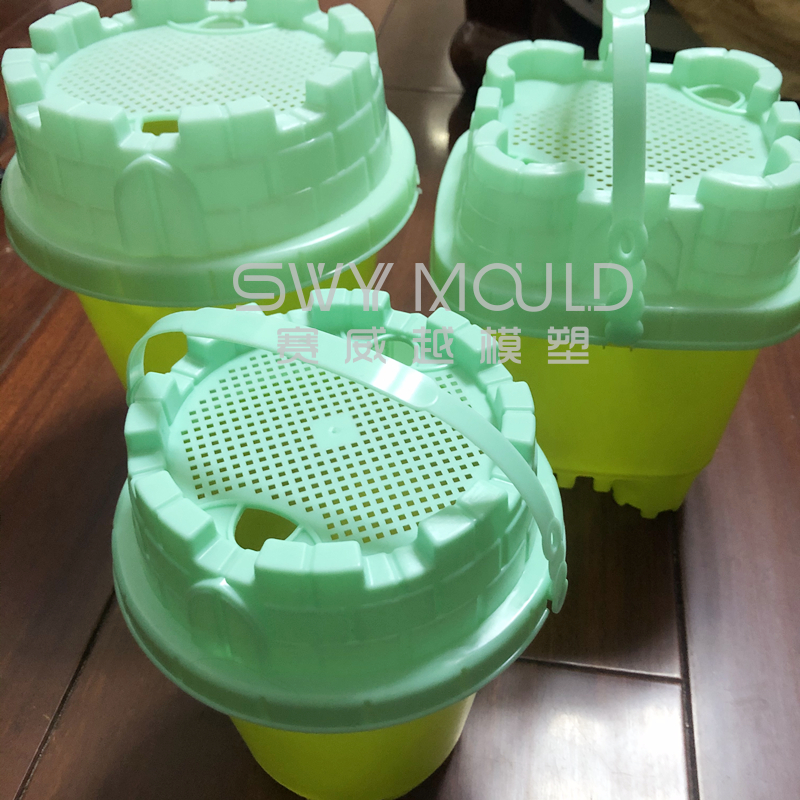Molde de inyección de contenedor de arena de plástico para niños